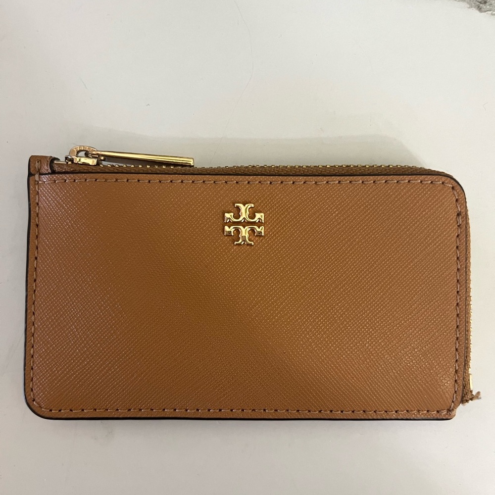 Tory Burch Zip Card Holder Wallet